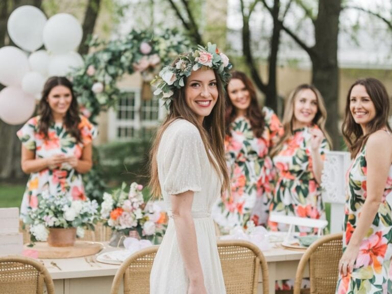 spring bridal shower themes featured image