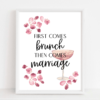 Brunch and Marriage PetalsProsecco