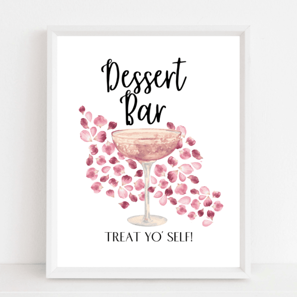 Dessert Bar PetalsProsecco