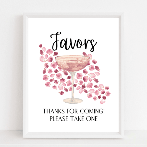 Favors PetalsProsecco