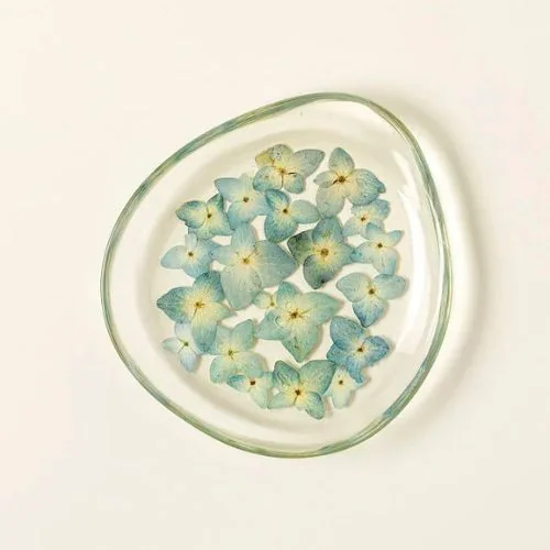 Floral jewelry dish