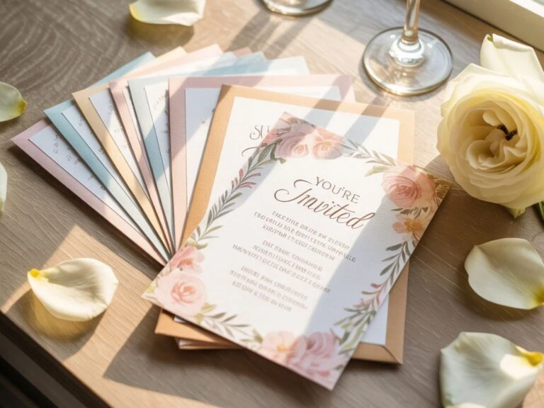 Summer Bridal shower invitations