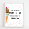 Addressee Sign IceCream