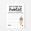 Bucket List IceCream