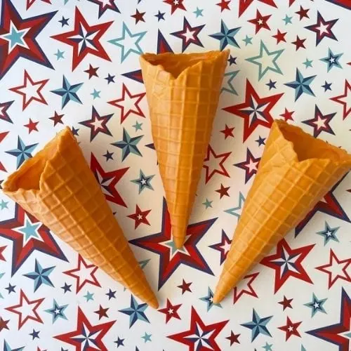 Fake Waffle Cones