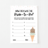 How Old Bride IceCream