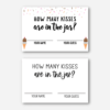 How many kisses cards IceCream