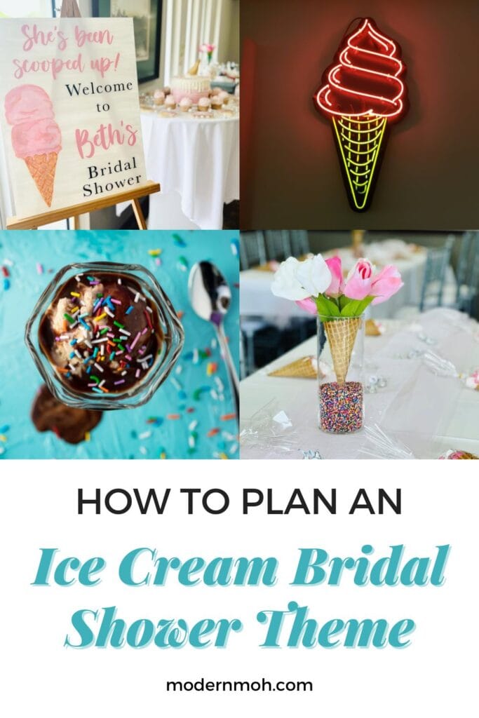 Ice Cream Bridal shower theme pin