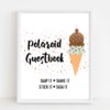 Polaroid Guestbook IceCream