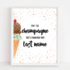 Pop the Champagne IceCream
