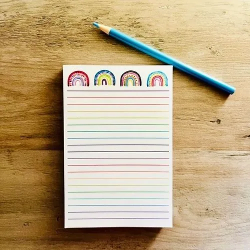 Rainbow Notepad