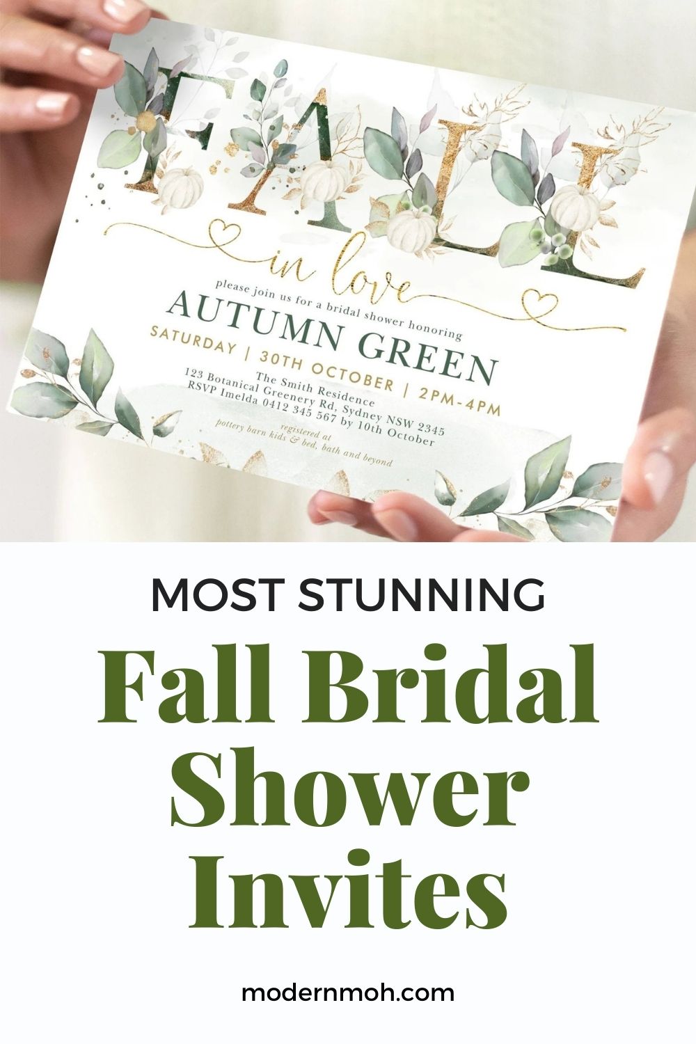 30 Perfect Fall Bridal Shower Invitations for Every Autumn Celebration