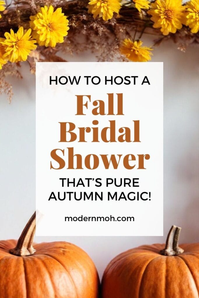 Host a fall bridal shower pin