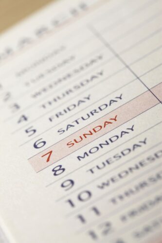 busy schedule