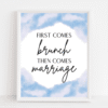 Brunch and Marriage Clouds