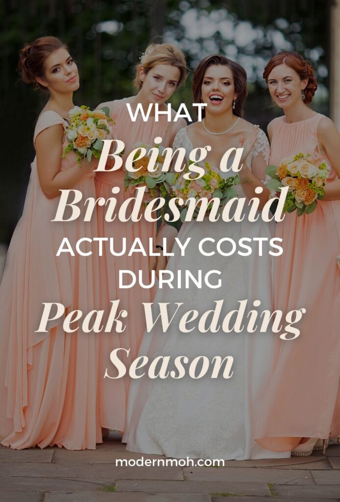 Costs during peak wedding season pin
