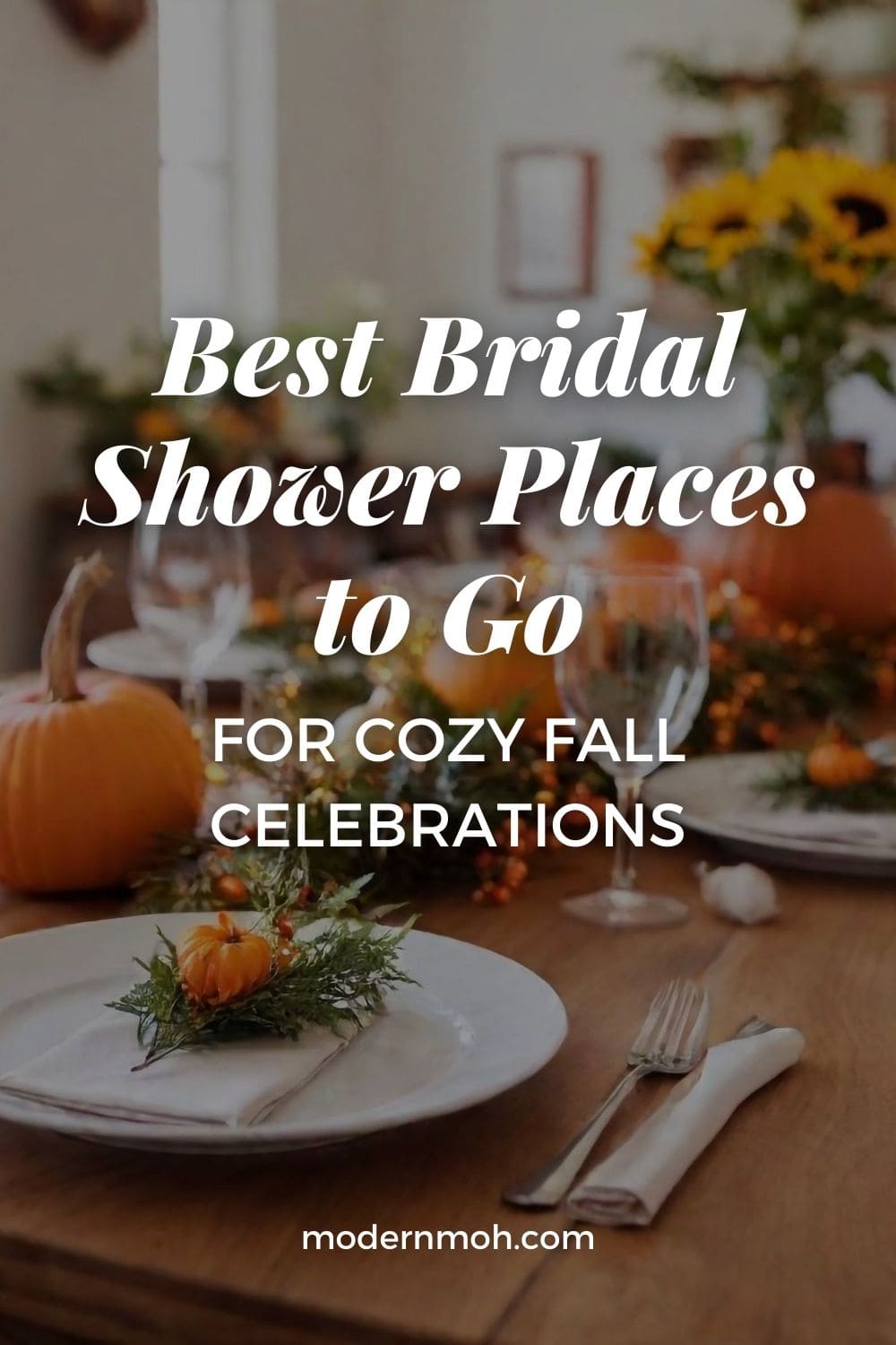 10 Spectacular Fall Bridal Shower Venues for Cozy Autumn Celebrations