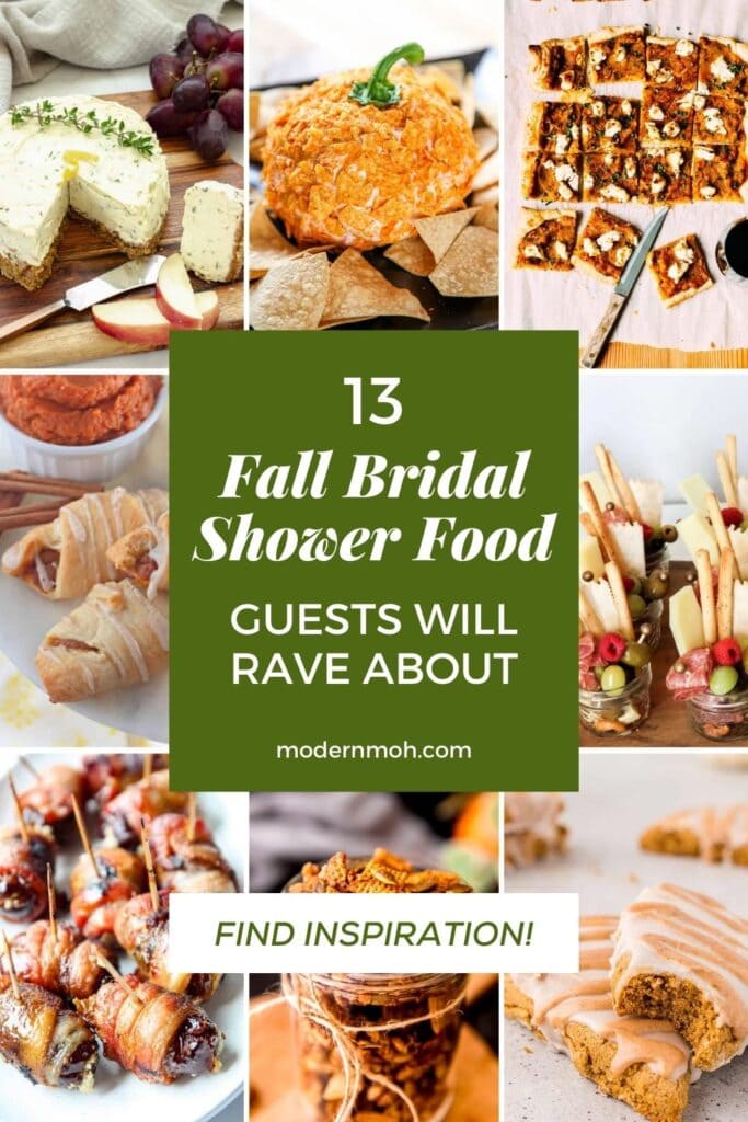 Fall bridal shower food pin