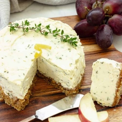 cheap-bridal-shower-game-prizes Gluten-Free Lemon Herb Savory Cheesecake