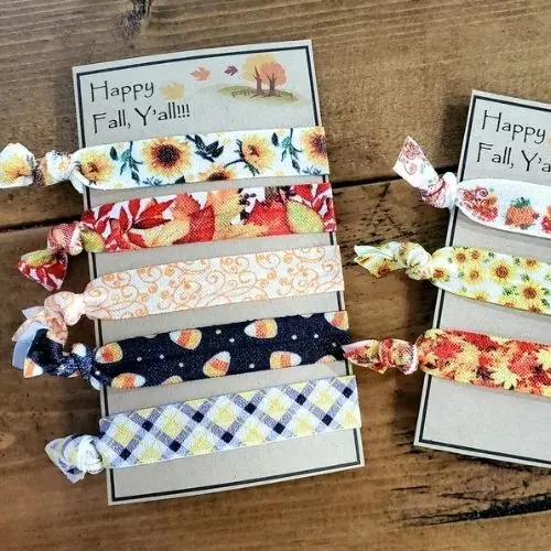 Happy Fall Hair Elastics
