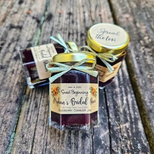 Sweet Beginning Jam Favors
