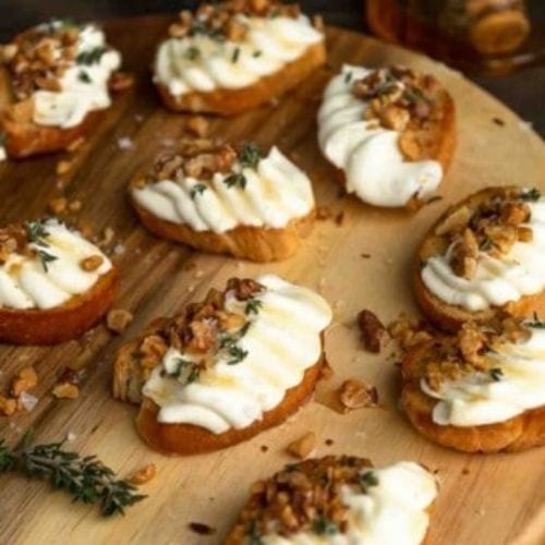 Whipped Ricotta Crostini