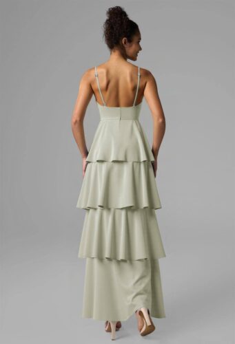 AW Lachlan Sage Green Dress back
