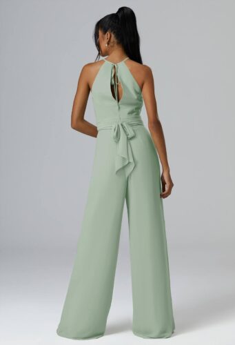 AW Peggie Sage Green Jumpsuit back