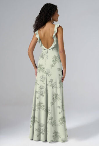 AW Sam Pistachio Dress back
