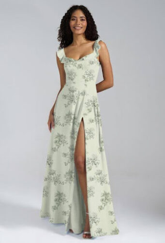 AW Sam Pistachio Dress front