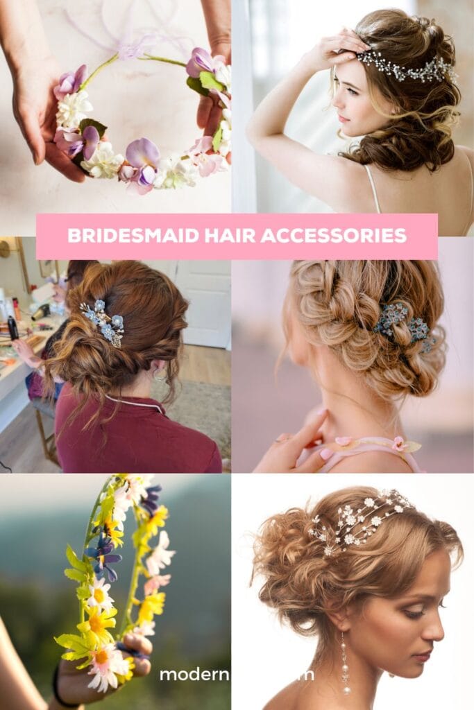 Accessories for bridesmaid hair pin