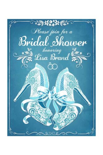 Bridal Shower Invitation Winter Inspired