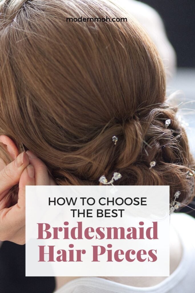 Bridesmaid hair pieces pin