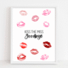 Kiss the Miss Goodbye Print Frame Classic