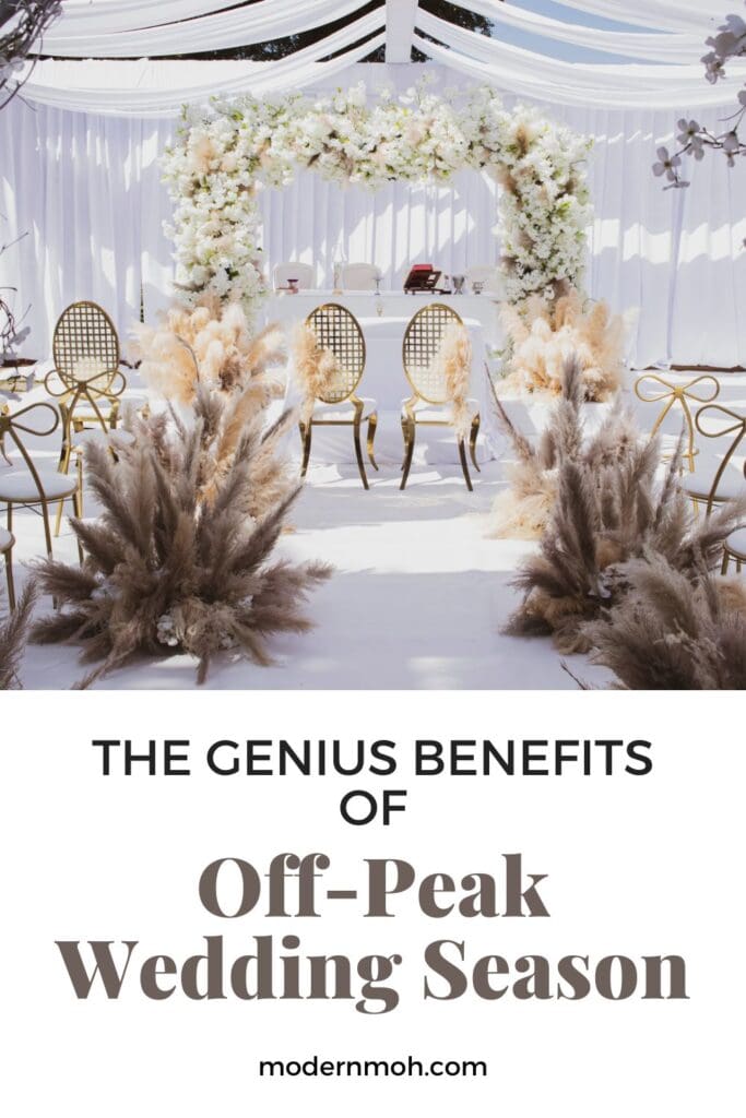 Off peak wedding season pin