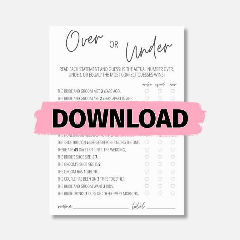 Over or Under Game Download image
