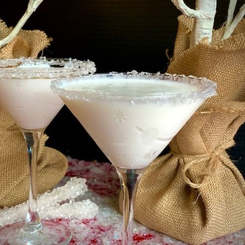 cheap-bridal-shower-game-prizes White Chocolate Snowflake Martini