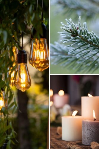 winter-inspired decoration for a bridal shower