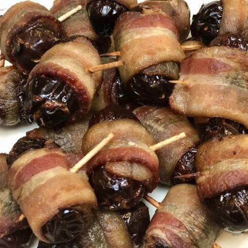 cheap-bridal-shower-game-prizes Bacon-Wrapped Stuffed Dates