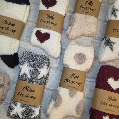 Fuzzy winter socks
