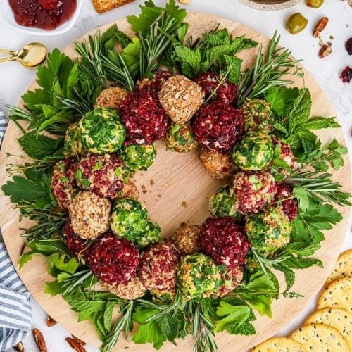 cheap-bridal-shower-game-prizes Mini Cheeseballs Wreath