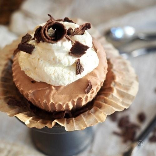 Mini Chocolate French Silk Pies