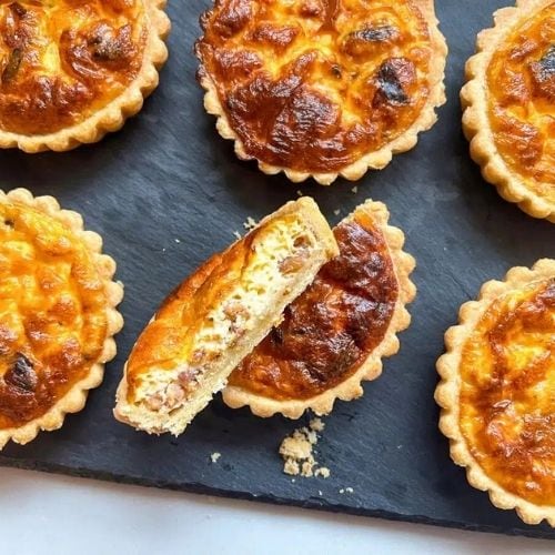 cheap-bridal-shower-game-prizes Mini Shrimp & Bacon Quiches