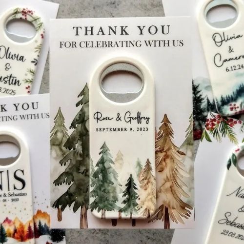 Personalized winter bottle opener