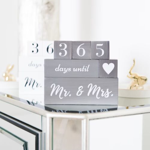 Wedding Blocks countdown