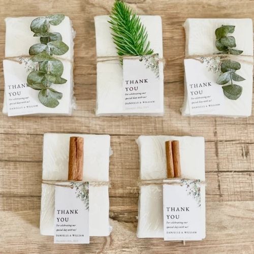 Winter scented soaps