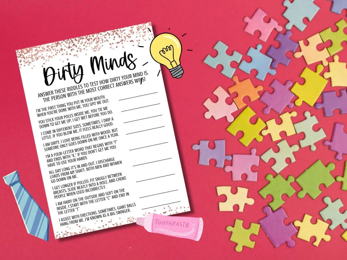 Bachelorette Dirty Minds game featured image