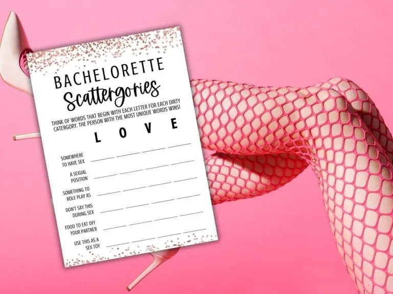 Bachelorette Scattergories featured image