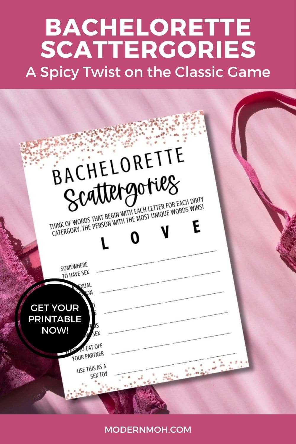 How to Play Bachelorette Scattergories: A Spicy Twist on the Classic Game