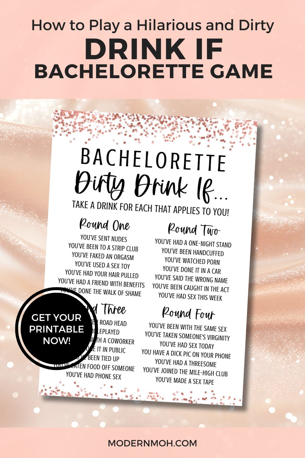 Bachelorette Drink If Game: Dirty Prompts That Break the Ice Instantly